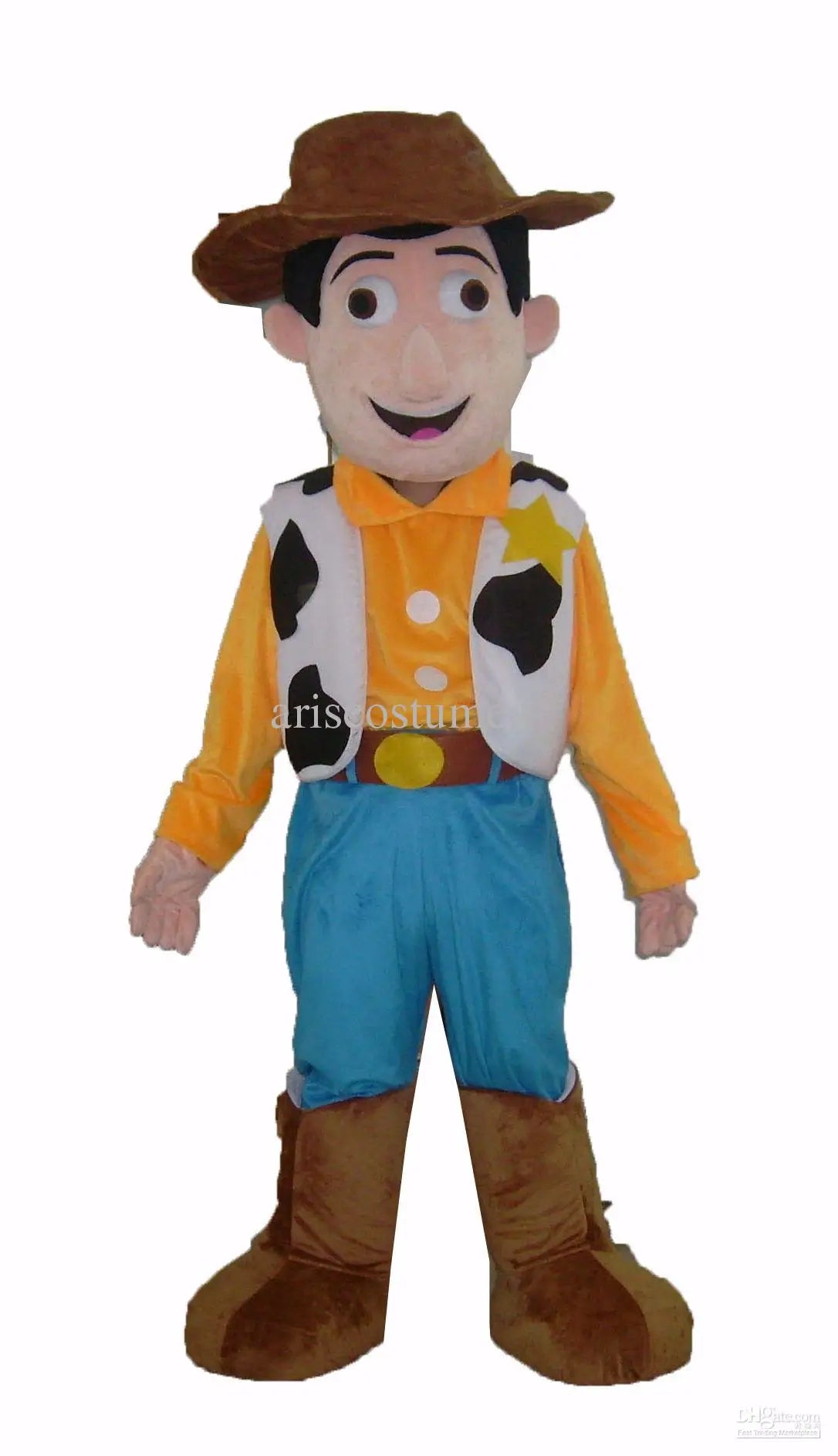 New Adult Halloween Character Cute Cowboy Boy Christmas Dress Full Body Props Outfit Mascot Costume