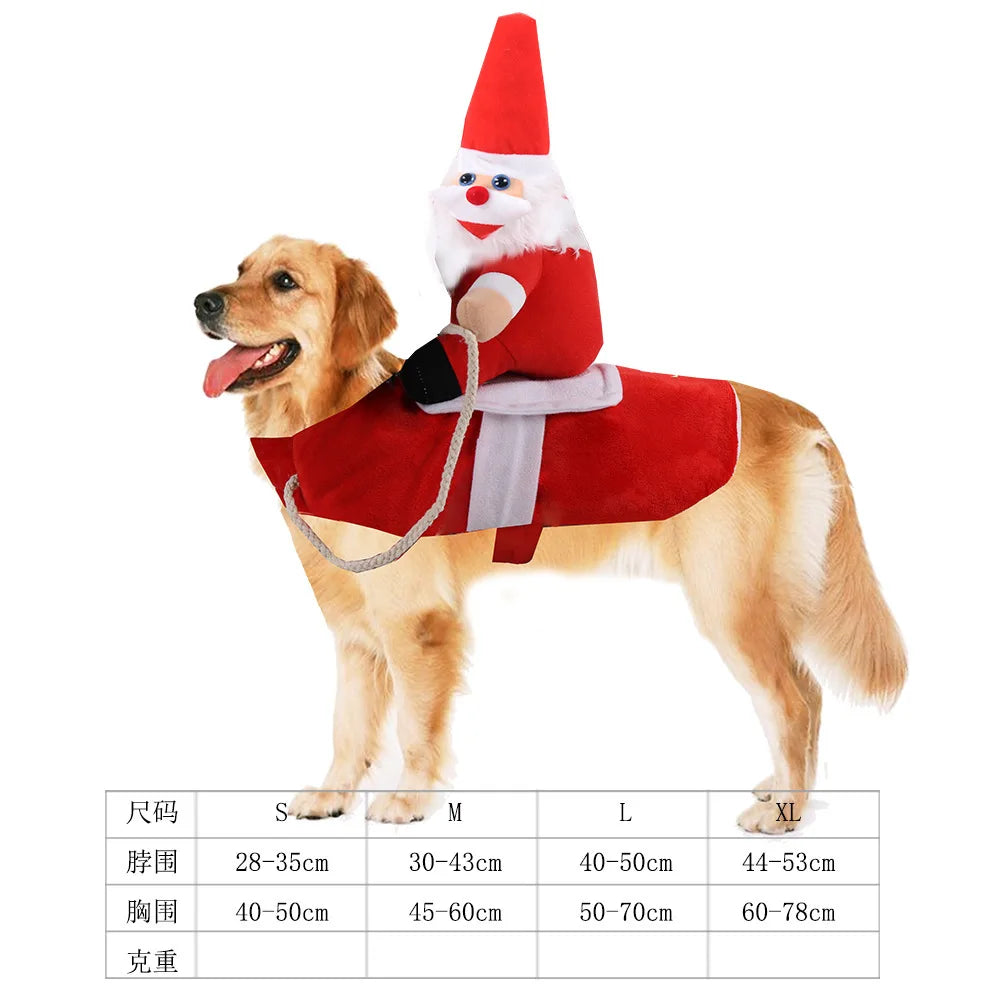 Pet Costume Dog Costume Pet Suit Cowboy Rider Style Dog Carrying Costume for Small Medium Large Dogs Halloween Clothes