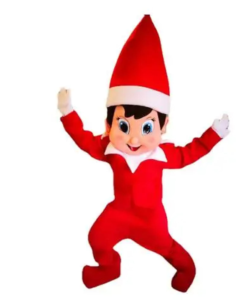 New Adult Halloween Christmas Popular Elf Boy Mascotte Fancy Dress Cartoon Mascot Costume Plush Fancy Dress Mascot Costume