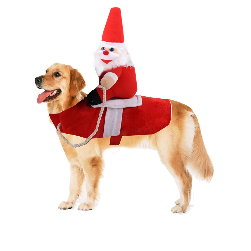 Pet Costume Dog Costume Pet Suit Cowboy Rider Style Dog Carrying Costume for Small Medium Large Dogs Halloween Clothes