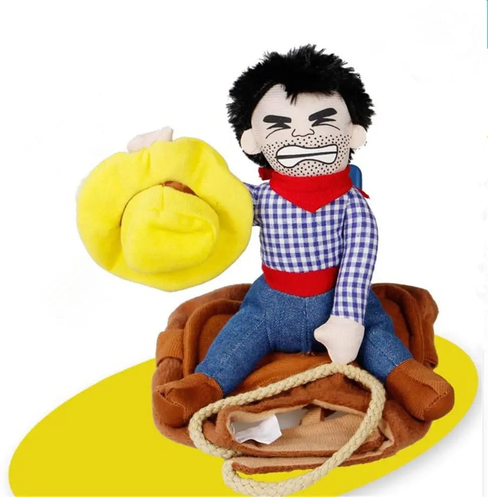 Pet Costume Dog Costume Pet Suit Cowboy Rider Style Dog Carrying Costume for Small Medium Large Dogs Halloween Clothes