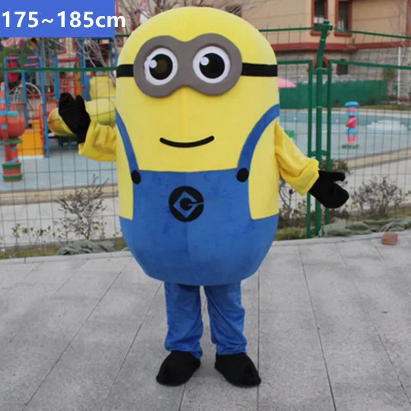Adult Size Cosplay Yellow Man Cartoon Character Mascot Costume Advertising Fancy Dress Party Carnival Stage Show Surprise Props