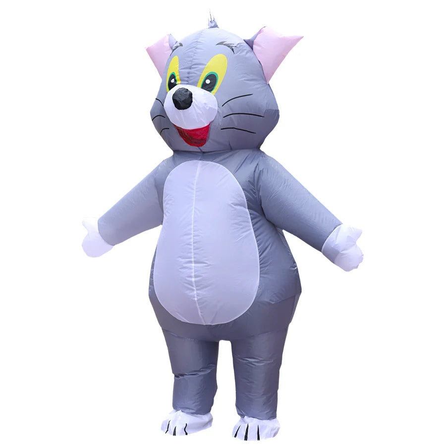 Adult Cat and Mouse Inflatable Cosplay Costume Party Funny Cosplay Costume Cartoon Full Body Outfit