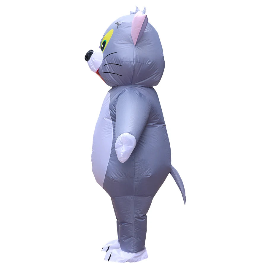 Adult Cat and Mouse Inflatable Cosplay Costume Party Funny Cosplay Costume Cartoon Full Body Outfit