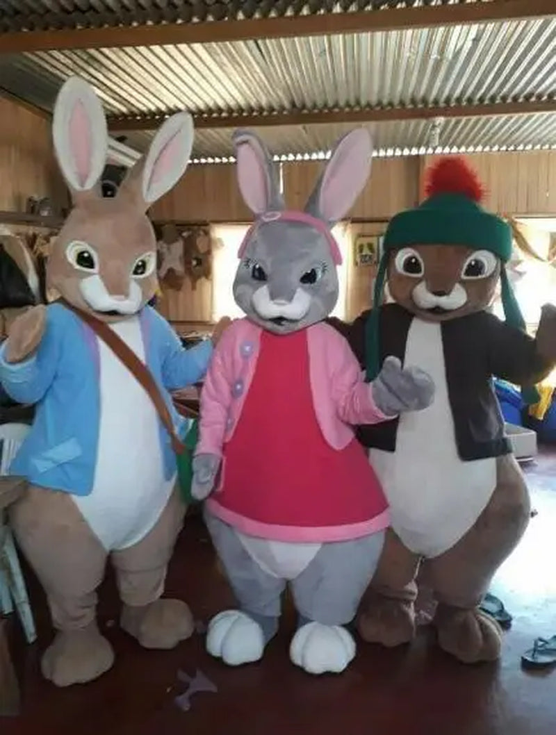 New Adult Hot Sale Foam Cute Bugs Bunny Rabbit Fancy Cartoon Mascot Costume Plush Christmas Fancy Dress Halloween Mascot Costume