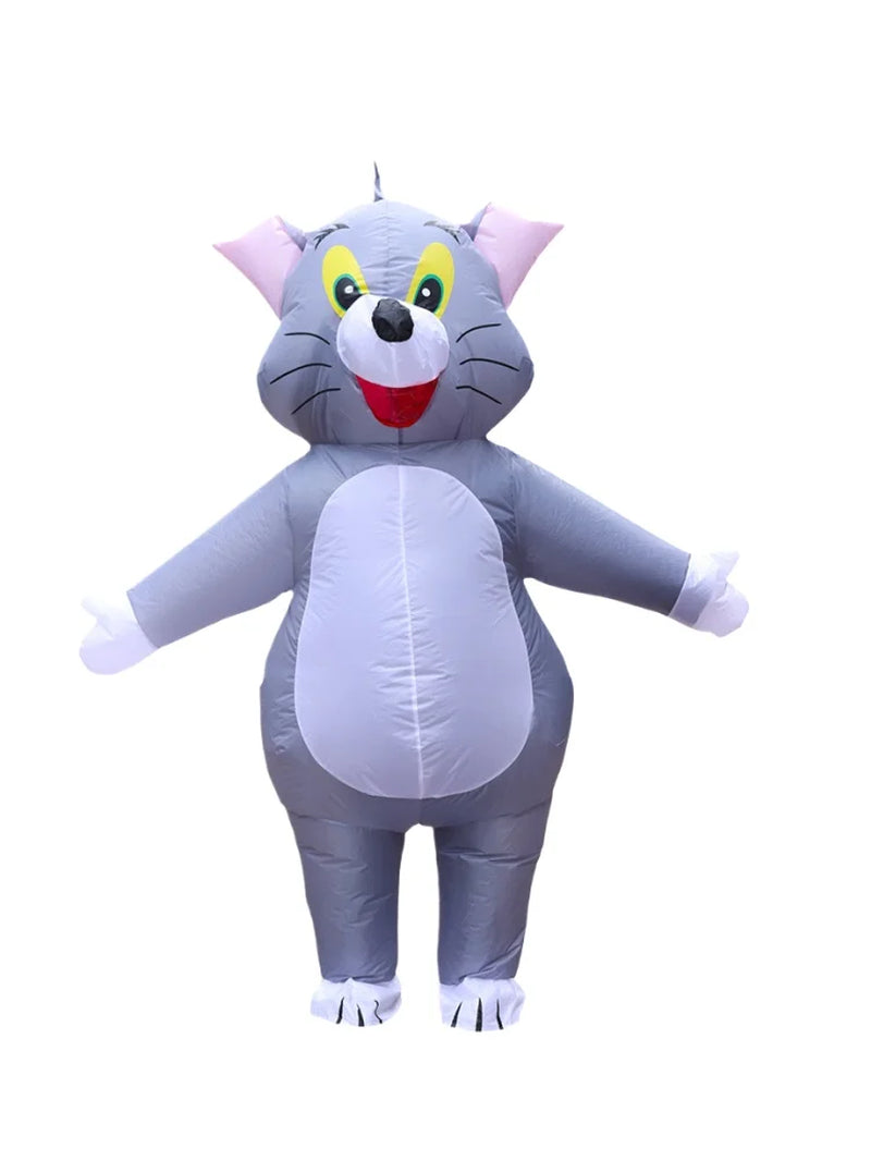 Adult Cat and Mouse Inflatable Cosplay Costume Party Funny Cosplay Costume Cartoon Full Body Outfit