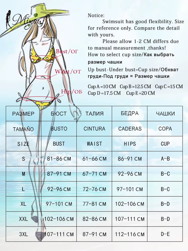 2024 Bathing Suits Triangle Bikinis Printed Swimwear Women'S Low Waist Swimsuit Bandage Biquini Set New Two Piece Suits