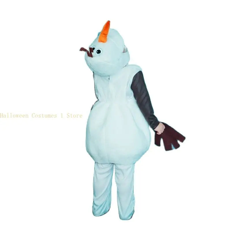 Kids Olaf Halloween Costumes Cosplay for Boys Girls Child Cute Christmas Gift Olaf Toddler Cartoon Movie Snowman Party Dress Up