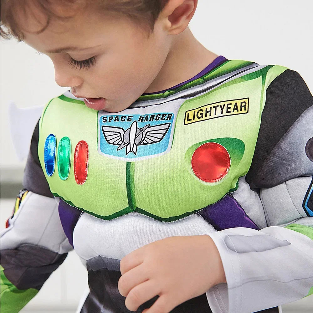 Buzz Lightyear Costume Kids Halloween Costume for Children Carnival Party Clothing