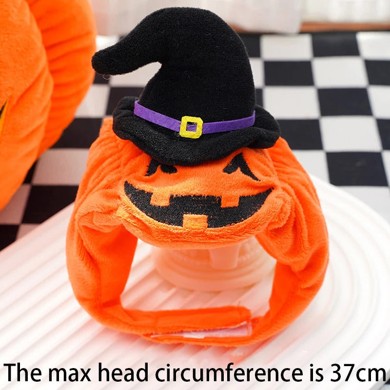 Halloween Dog Costumes Funny Pumpkin Lantern Transformation Outfit Halloween Dog Cat Two Legged Pet Cute Pumpkin Hat Dog Jacket